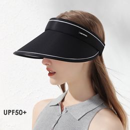 Visors Summer Breathable Sun Hats for Women Adjustable UV Protection Visor Outdoor Sports Fashion Sunscreen Cap 230516