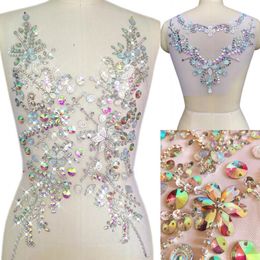 Dresses HAND Custom Made Prom Dress 6 colors Beaded Sew on Costumes Rhinestones Appliques Patches Designers For Event Women Formal Gowns