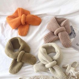 Scarves Outdoor Cute Soft Kids Wool Collar Knitted Scarf Neck Warm