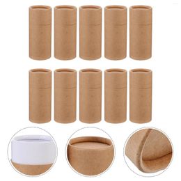 Gift Wrap 10 Pcs Essential Oil Bottle Paper Tube Box Practical Container Storage Carpet Roller Travel Deodorant Big Holder