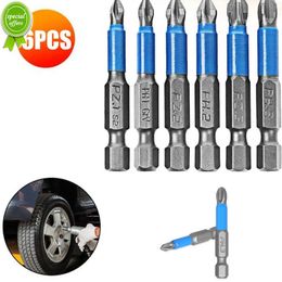 New 6PCS 50mm Non-Slip Magnetic Screwdriver Bit Set Hex Shank Phillips/Cross Head Screwdriver Drill Bit PH1/PH2/PH3/PZ1/PZ2/PZ3