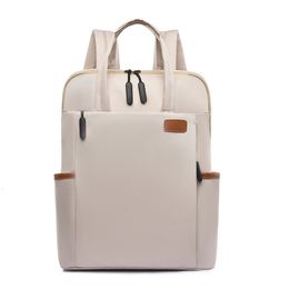 Backpack Waterproof Women Business Backpack Fashion Oxford Student School Backpacks 13.4 Inch Laptop Bag Casual Travel Rucksack 230516