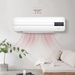 Fans Energysaving Wallmounted portable Air conditioner Heating Fan Home Dormitory timing free installation Remote control AC 07