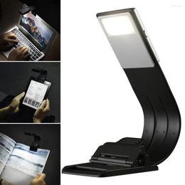 Table Lamps Book Light 6000K Rechargeable High Efficiency Energy-Saving Illumination Multiple Use Mini Clip On Desk Lamp