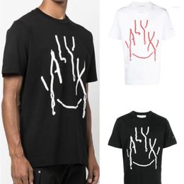 Men's T Shirts Simple Graffiti Letter LOGO ALYX 1017 9SM Shirt Men Women Oversized Streetwear Tee Top