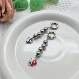 Keychains Ji Yin Yang Keychain For Car Keys Children Toy Women Men Handbag Pendants DIY Handmade Jewelry Accessories