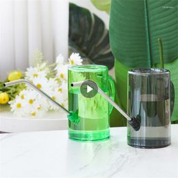 Watering Equipments Plastic Can Bottle Stainless Steel Long Spout Pot Shatterproof For Outdoor And Indoor House Plants Flowers