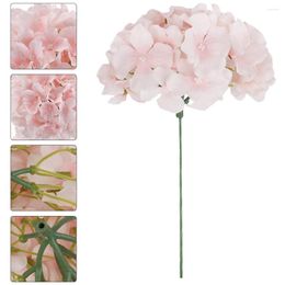 Decorative Flowers Hydrangea Decor Heads Bulk Artificial Simulation Real Flower Plants Vase Decoration Forfake Silk