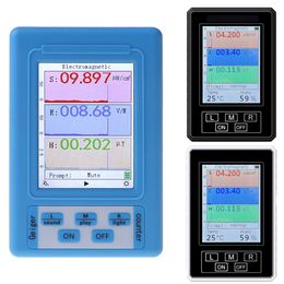 Radiation Testers Portable Electromagnetic Radiation Detector EMF Meter Radiation Dosimeter Monitor Tester High Accuracy Professional BR-9A EMF 230516