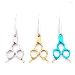 Pet Dog Grooming Scissors Curve 6 Inch Curved Pink Golden Or Blue Handle Japan 440C Lyrebird TOP CLASS 5PCS/LOT