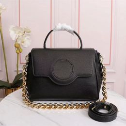 Designer 7A Classic Flap Chain Bag Women Fashion Handbag Famous Crossbody Bags One Shoulder Solid Leather