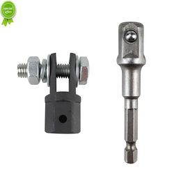 New Universal Scissor Car Jack 1/2 Inch Chrome Vanadium Steel Adapter Car Disassemble Tool Steel Ball Joint Rod Impact Wrench Tool