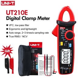 Clamp Meters UNI-T UT210E Digital AC DC Current Clamp Meter True RMS Pliers Ammeter Voltage Tester Multimeter Resistance Frequency Meter 230516