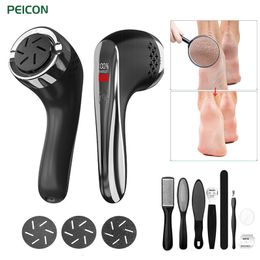 Foot Care Electric Callus Remover for Feet Sandpaper Rechargeable File Pedicure Dead Skin Removal C6497 230515