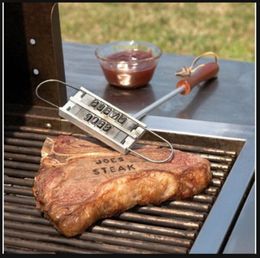 50sets BBQ Meat Branding iron with changeable letters Personality Steak Meat Barbecue BBQ Tool Changeable 55 Letters