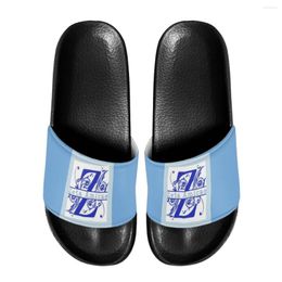 Slippers 2023 Summer Friends Of Zeta Bathroom Soft Sole Non-Slip Flip Flops Beach Slides Amicae Sandals Flats Outdoor