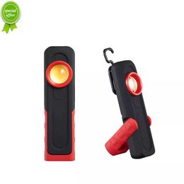 New Handheld Detailing Swirl Finder Rechargeable Led Work Light Automotive Portable Cob Magnetic Yellow Light Car Repair Work Lamp