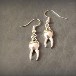 Dangle Earrings Teeth Tooth Dentist Halloween Vampire Dental Gift Costume