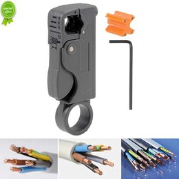 New Multifunction Coaxial Automatic Stripping Pliers Wire Cable Tool Wire Stripper Stripping Crimping Tool with Hexagon Wrench