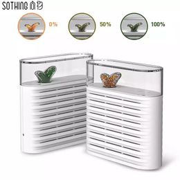 Appliances YOUPIN SOTHING Portable Air Dehumidifier 150ml Rechargeable Reuse Air Dryer Moisture Absorber Bionics Design Small Size