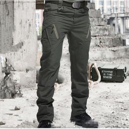 Men's Pants City Military Tactical Pants Men SWAT Combat Army Trousers Many Pockets Waterproof Wear Resistant Casual Cargo Pants Men 230516