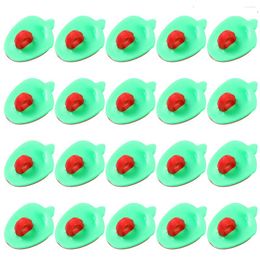 Storage Bottles 100 Pcs DIY Strawberry Buttons Scrapbook Embellishments Sewing Clothes Plastic Clothing