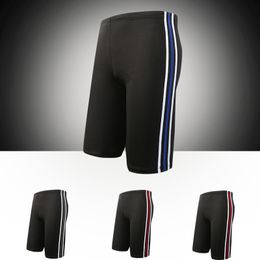 Men's Swimwear Men Big Size Swimming Trunks Striped Swim Briefs Swimsuit Beach Boxer Shorts Wear Bathing Suit 230515