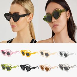 Sunglasses Vintage Cute Girl Child Sun Glasses Round SunFlower Adult UV400 Sunglass Fashion Travel Accessories