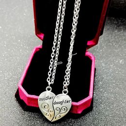 Chains Women Jewellery Daughter Heart Gift Mother's Mom Day Mother Love For Necklace Necklaces Pendants