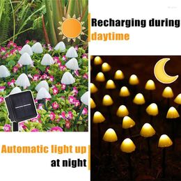 Garden Decorations String Lights Yard Decor Mushroom Fashion Ornament Outdoor