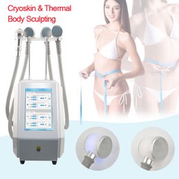 Professional 4 handle cryolipolysis fat freeze machine Cryoskin & Thermal body Slimming Beauty Equipment