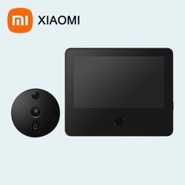 Accessories NEW Xiaomi Smart Cateye 1S Wireless Video Intercom 1080P HD Camera Night Vision Movement Detection Video Doorbell Home Security