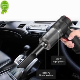 New Portable Wireless Car Handheld Vacuum Cleaner Blowable Cordless Handheld Auto Vacuum Home Car Dual Use