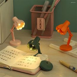 Table Lamps Mini Desk Lamp Clip Book Light Foldable Students Read Study Magnetic Suction Lights For Home Room Computer Eye Protections