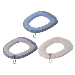 Toilet Seat Covers Cushion Stretchable Warm With Handle Cover Cold-resistant Universal For All Types Of U O V