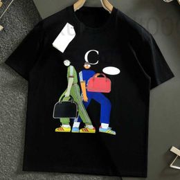 Men's T-Shirts Designer Summer mens short sleeved T shirt men women cotton sweat cartoon print pattern tee round neck pullover top UCTL