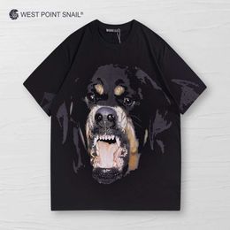 Men's T-Shirts Men Women T-Shirts Dogs Graphic Animals Print Couple Tees Casual Gothic Hip Hop Punk O-Neck Tshirt Oversized Short Sleeve Tops J230516