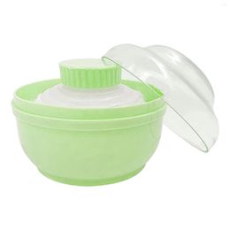 Makeup Sponges Portable Travel Soft After-Bath Powder Puff Box Outdoor With Hand Holder Home Use Dispenser Case Container For Baby Skin