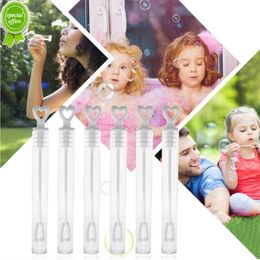 12Pcs Love Heart Wand Tube Bubble Soap Bottle Wedding Gifts for Guests Birthday Party Decoration Baby Shower Favours Kids Toys