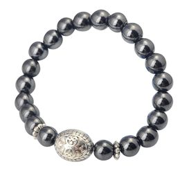 Beaded Ladies 8Mm Lava Rock Aromatherapy Essential Oil Diffusion Bracelet Stretch Natural Stone Yoga Bead Drop Delivery Jewellery Brace Dhaoc