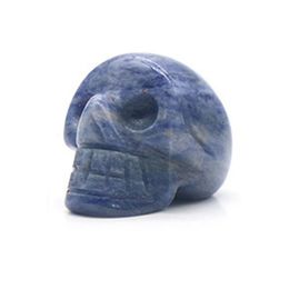 Loose Gemstones 2M Natural Sodalite Skl Hand Carved Gemstone Fine Art Scpture Reiki Healing Stone Statue. Drop Delivery Jewellery Dhrsf