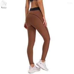 Women's Leggings Yushuhua High Waist Hip Lifting Sports Pants Women Elastic Run Fitness Gym Compression Quick Drying Yoga