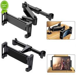 New Universal Telescopic Car Rear Pillow Phone Holder Car Stand Seat Rear Headrest Mounting Bracket for Phone Tablet