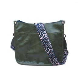 Evening Bags Soft Leather Messenger Bag Vintage Green Shoulder High Quality Crossbody Bucket For Women 2023 Fashion Big Sac A Main