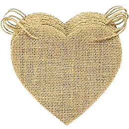 Party Decoration 2023 15pcs Jute Fabric Bunting Banner White Heart Flags String Vintage Wedding Burlap Banners Rustic