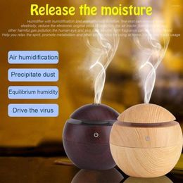 Night Lights Colourful Wooden Aroma Diffuser Humidifier Cool Mist Air Purifier For Bedroom Humidifiers Room