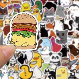 60PCS Various Animals Graffiti Stickers For Skateboard Car Laptop Ipad Bicycle Motorcycle Helmet PS4 Phone Kids Toys DIY Decals Pvc Water Bottle Suitcase Decor