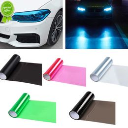 New 8 color Car Light Headlight Taillight Tint Vinyl Film Sticker Sheet Fog Light Rear Lamp Matt Smoke Film Car Side Sticker 30x60cm