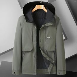 Men's Jackets Arrival Fashion Men's Coat Spring And Autumn Season Oversized Hooded Casual Jacket Plus Size 2XL 3XL 4XL 5XL 6XL 7XL 8XL