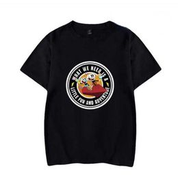 Men's T-Shirts Children Cuphead Cartoon Print Funny T Shirt Women Men Boys and Girls Comfortable Short Sleeve Tops Kids Casual Clothes P230516